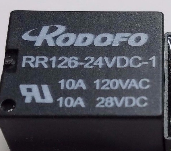 Relay rodofo COIL 24V DC 10A 250VAC 28VDC 2pcs