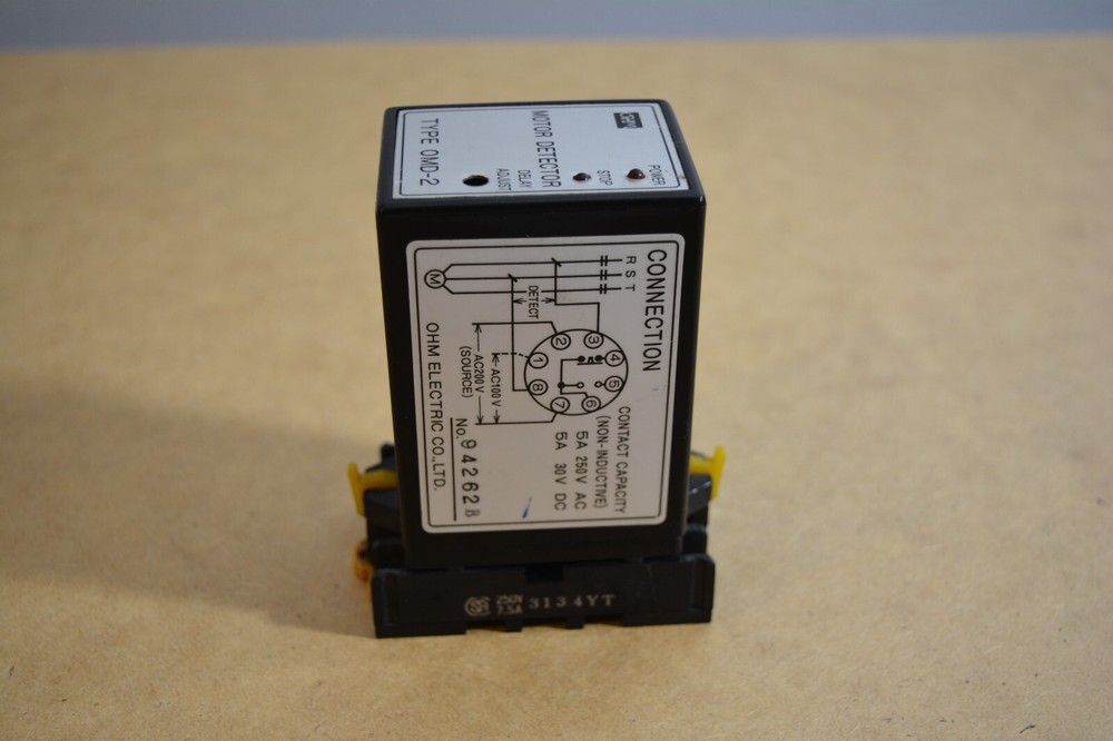 Ohm OMD-2 OMD2 Motor Detector w/ Socket w/ Scratches 30 Days Warranty