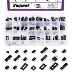 169 Pcs IC Chip Assortment Kit Includes Opamp Oscillator Pwm Timer Automotive…