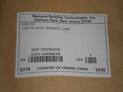 New! Siemens Building Technologies ILED-HC Intel Remote Lamp 500-048809