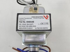 Veris X040AAB Control Transformer Foot Dual Threaded Hub Mounting 24-120VAC 4…