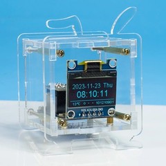 1Set ESP8266 DIY Electronic Kit Display Mini Clock + Shell DIY Soldering Project