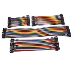 Hookup Wires10cm 15cm 20cm 21cm 30cm 40 cm M-M F-F M-F Breadboard DptJumper