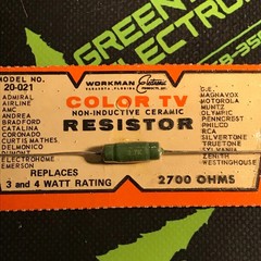 20-021 – WORKMAN – 3+4W RATING 2700 OHM RESISTOR