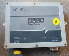 SOLA SCP 100S24X-CP POWER SUPPLY 50/60/400HZ 353VDC 240VAC – VOLT METER TESTED.