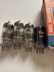 Lot Of 4: Tung-sol 6186 / 6AG5 Vacuum Tube – NOS NIB Tu17