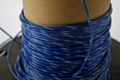 Blue Striped Industrial CSA T90 Nylon 600V 14 AWG Gauge THHN THWN-2 Wire 135′