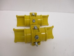 CONDUCTIX WAMPFLER C-TRACK FESTOON CABLE CLIP FOR ROUND CABLE/HOSE 1.02″ X 1.42″