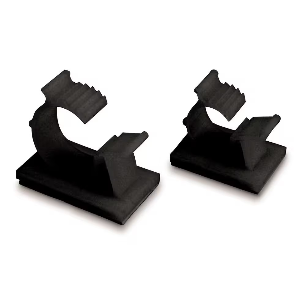 3/8 In. Plastic UVB Kwik Clip, Black (6-Pack) Case of 6
