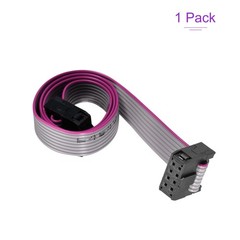 8Pins 30cm IDC Wire Flat Ribbon Cable FC to FC Jumper Wire for Computer LED DVD