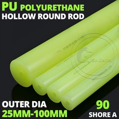 PU Polyurethane Hollow Round Rod Hollow Bar Ø 25mm-100mm Elastic Buffer 90A