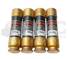LOT OF 4 NEW BUSSMANN FRN-R-40 TIME DELAY FUSE 40A 250VAC