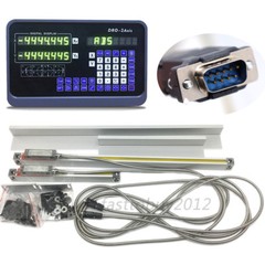 350&1500mm Precision 2 Axis Linear Glass Scale DRO Digital Readout Display Kit