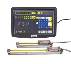 2 Axis DRO digital readout for milling lathe machine with linear scale 100 350!