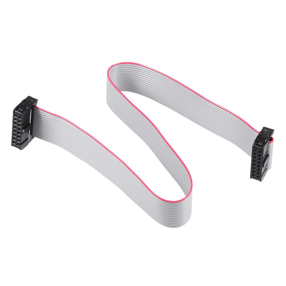 5 Pack Long 30CM 2.54MM Flat Ribbon Cable IDC 16 Pin Connector