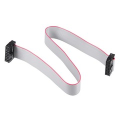 5 Pack Long 30CM 2.54MM Flat Ribbon Cable IDC 16 Pin Connector