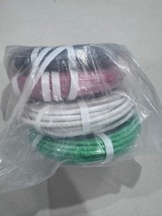 30′ EA THHN THWN 6 AWG GAUGE BLACK WHITE RED GREEN STRANDED COPPER WIRE