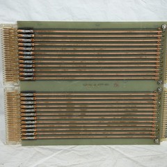 Vintage FUBA PH-41: 6 A 51 Connector Board, Industrial Gold Plated Bus Bar 1011