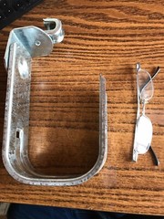 J HOOK 4″ Inch W/1/4-20 BEAM CLAMP GARVIN JHK64-BC