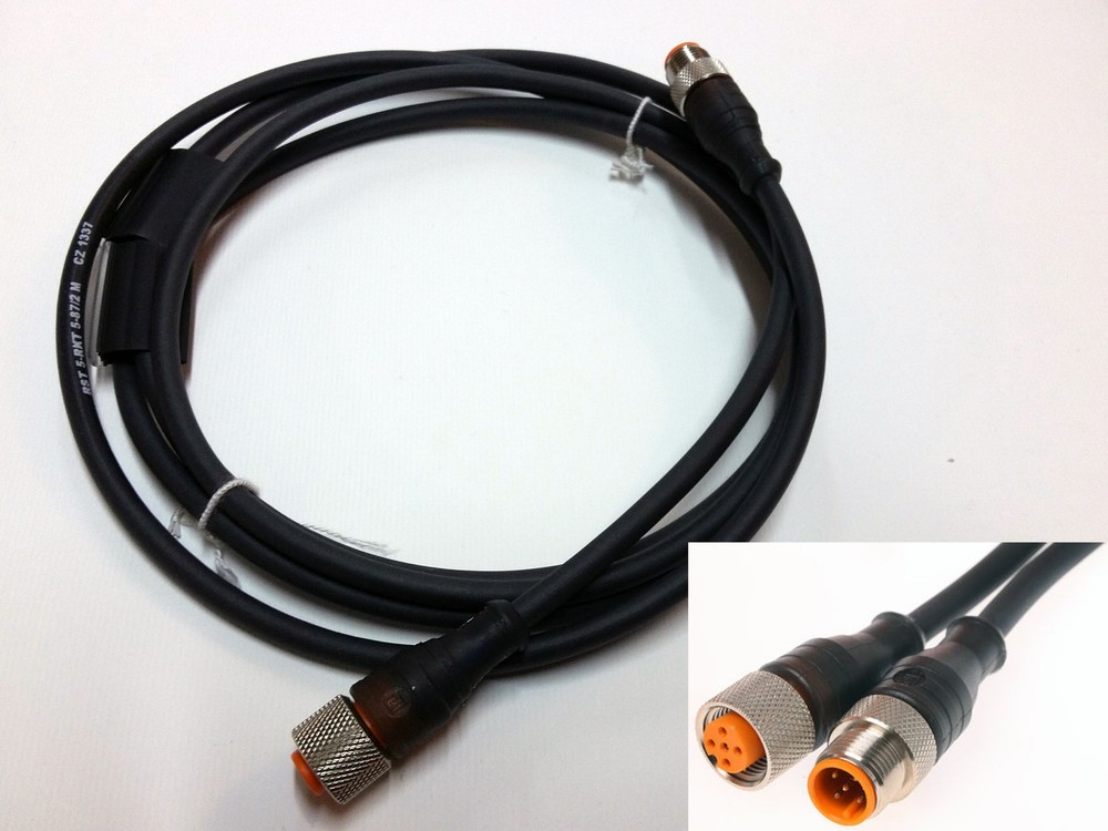 LUMBERG RST 5-RKT 5-87/2M Belden M12 2m Male Sensor/Actuator Cordset