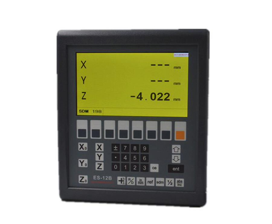 ES-12B 3 Axis Digital Display Controller Readout DRO with 3pcs Linear Scales