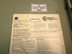GENERAL ELECTRIC TG4322 MODEL 9 General Duty Safety Switch, 60A