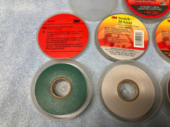 Scotch 35 Vinyl Color Coding Electrical Tape, 3/4 in wide 7 Rolls mostly full