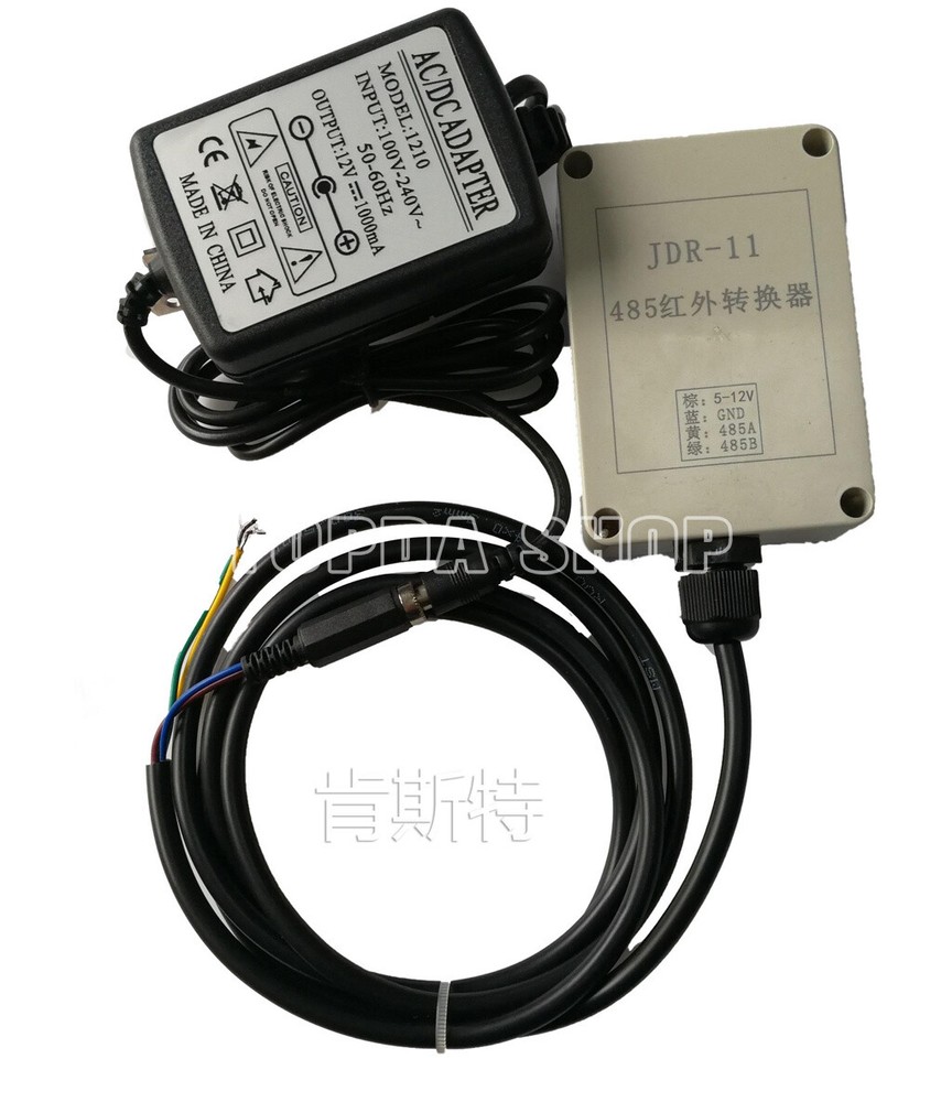 NEW JDR-11D waterproof case infrared meter reader 38K carrier infrared to RS485