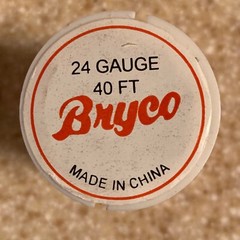 BRYCO Multi-Color – Solid Wire Electrical 24 Gauge (12 -40 Foot each Spool) NEW