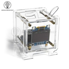 DIY ESP8266 Mini Weather Forecast Electronic Clock Kit 0.96″ OLED Display+Shell