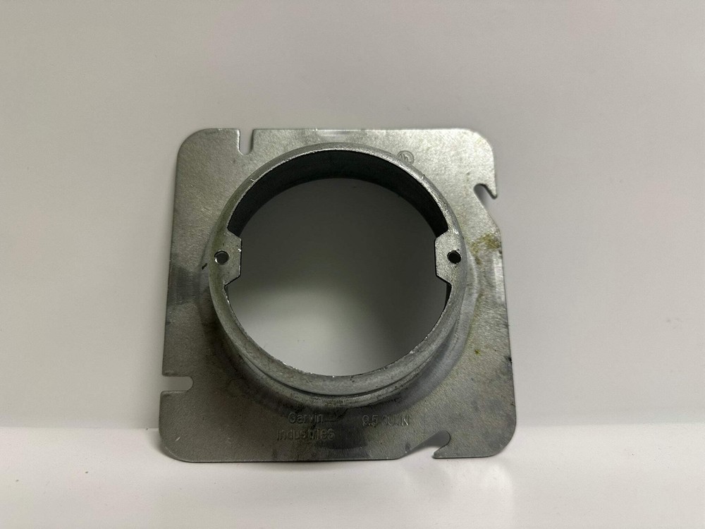 12 PK Garvin 72C3-1 New 1″ Raised Square-to-Round Device Ring, Steel, UL Listed