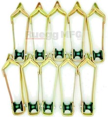 10 of RUEGG FIBER Overlash SLIDE STOP CABLE Rollers CATV Aerial Tools