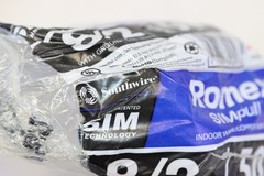 49 ft. 8/2 Black Stranded Romex SIMpull CU NM-B W/G Wire