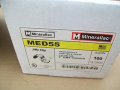 Minerallac Jiffy Clip MED55 *Box of 100* Size 1″