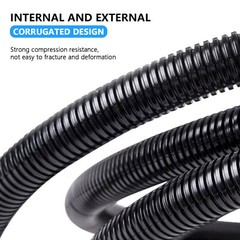 Polyethylene Split Wire Loom Conduit Tubing Harness Wrap Cable Sleeve Cord Lot