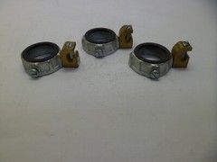 OZ/GEDNEY IBC-100 GROUNDING CONDUIT NUT BRASS DROP IN LUG LOT OF 3 FITTINGS NOS