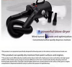 Car Beauty Shop, Water Blow Machine Car Wash Shop, Engine Compartment Air Dryer