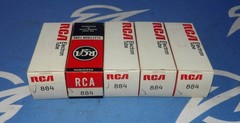 Lot of 5 NIB RCA 884 Electron Tube + 1 Year Warranty