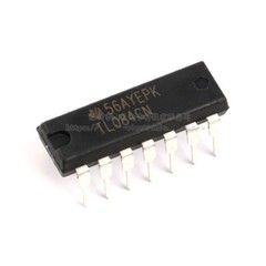 10pcs TL084CN Linear Instrumentation / Quad Operational Amplifier JFET DIP-14