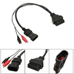 3 Pin to 16 Pin OBD2 Adapter Connector Diagnostic Cable for Fiat Alfa Lancia US