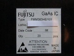 FMM363HE FUJITSU 4Gb/s GaAs Std Logic IC2-Input OR/NOR Gate 5 GHz, 14pin Flatpak