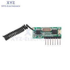 315MHz RF Module Receiver Remote Control 4-Way Learning Decoder Board DC3.3~5V