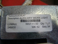 NEW OTIS ELEVATOR AUXILIARY WORK LIGHT 17-AAA25580BJ4 SHOP GARAGE COMMERCIAL