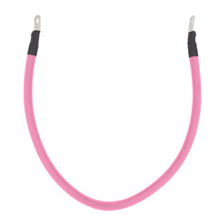 2 AWG Gauge Custom Battery Cable Copper Braided (Neon Pink)