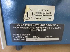 CUDA Universal dual quartz halogen fiber optic light source M2-150