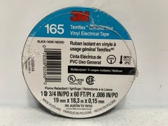 3M 165BK4A Vinyl Electrical Tape 3/4″ x 60′ Black 600V