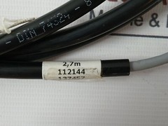 Tecalan DIN 74324-8 Tubing 5X0, 14MM2 Grey RAL7001 Cable 2.7M Sensor Assembly