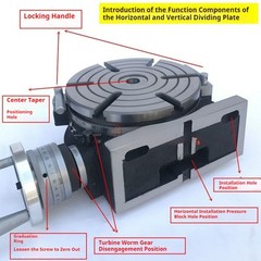 Vertical and Horizontal Milling Machine Horizontal and Vertical Rotary Table