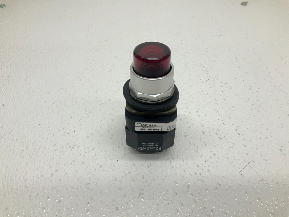 Allen Bradley 800T-PT16 Red Illuminated Push Button 800T-N326 800T (TSC)
