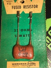 F22 – WORKMAN – FUSED RESISTOR 22OHM 5W